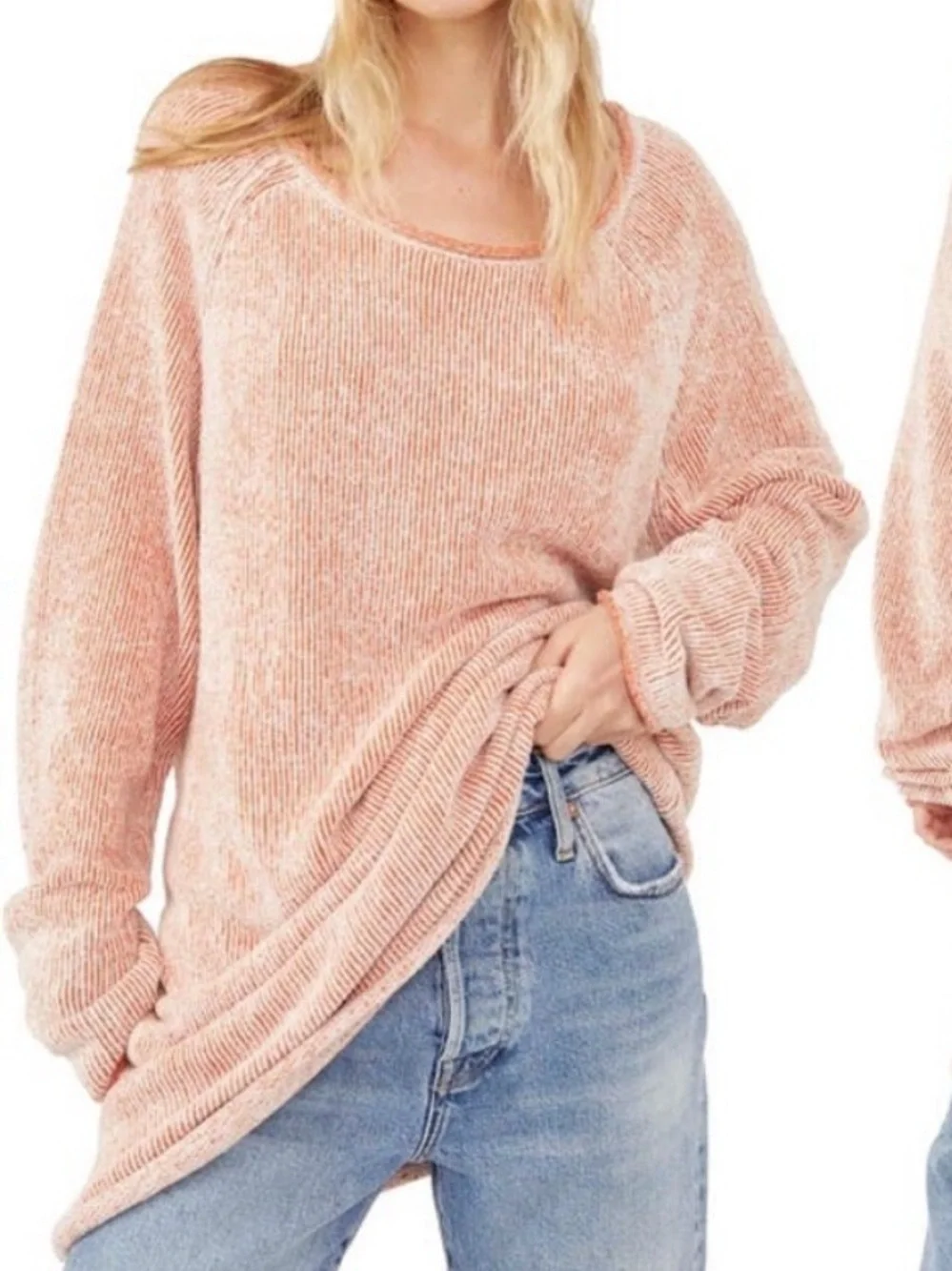 NWT Free People Carrot Cake Lenox Tunic Sweater Womens Size Medium